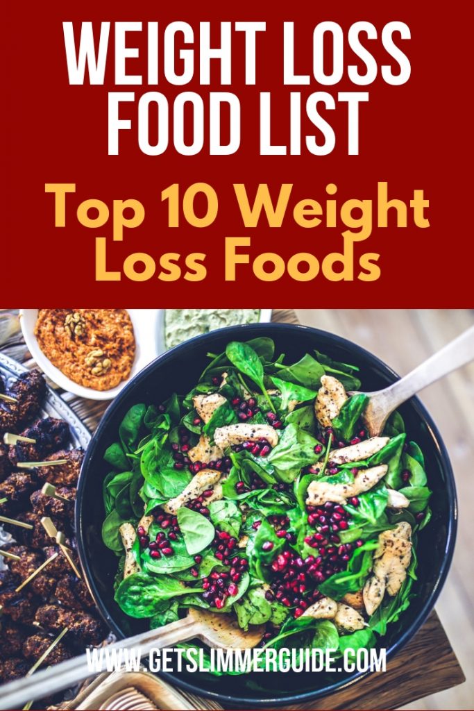 Weight Loss Food List Top 10 Weight Loss Foods!